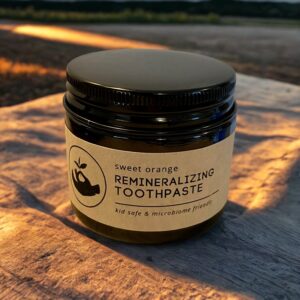 Remineralizing Orange Toothpaste